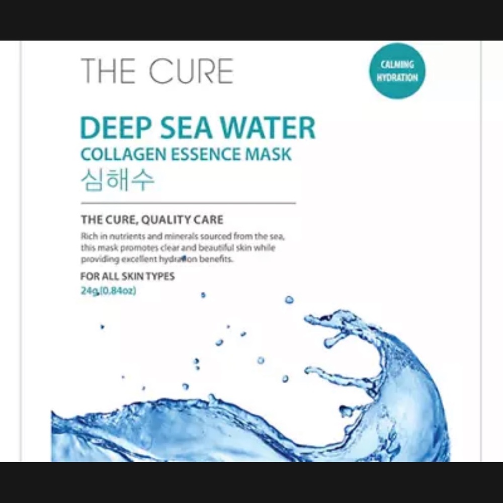 The Cure Deep Sea Water Collagen Essence Face Mask (pack of 5)
NEW